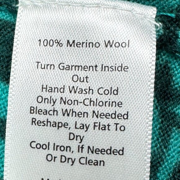 Talbots Pure Merino Wool Floral/Paisley Open Front Cardigan Women's Size SP - Picture 4 of 5